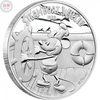 迪士尼80周年紀念-米老鼠銀幣【1盎司】