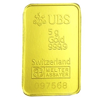 UBS 瑞士銀行-精裝版金條【100克】網上價格