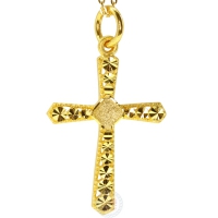 黃金十字架墜飾