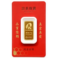 招財進寶【1錢】黃金金條-網上價格