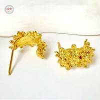 5D花漾流金耳環