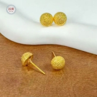 5D金球球耳環 