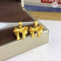 5G金緞蝴蝶結吊墜